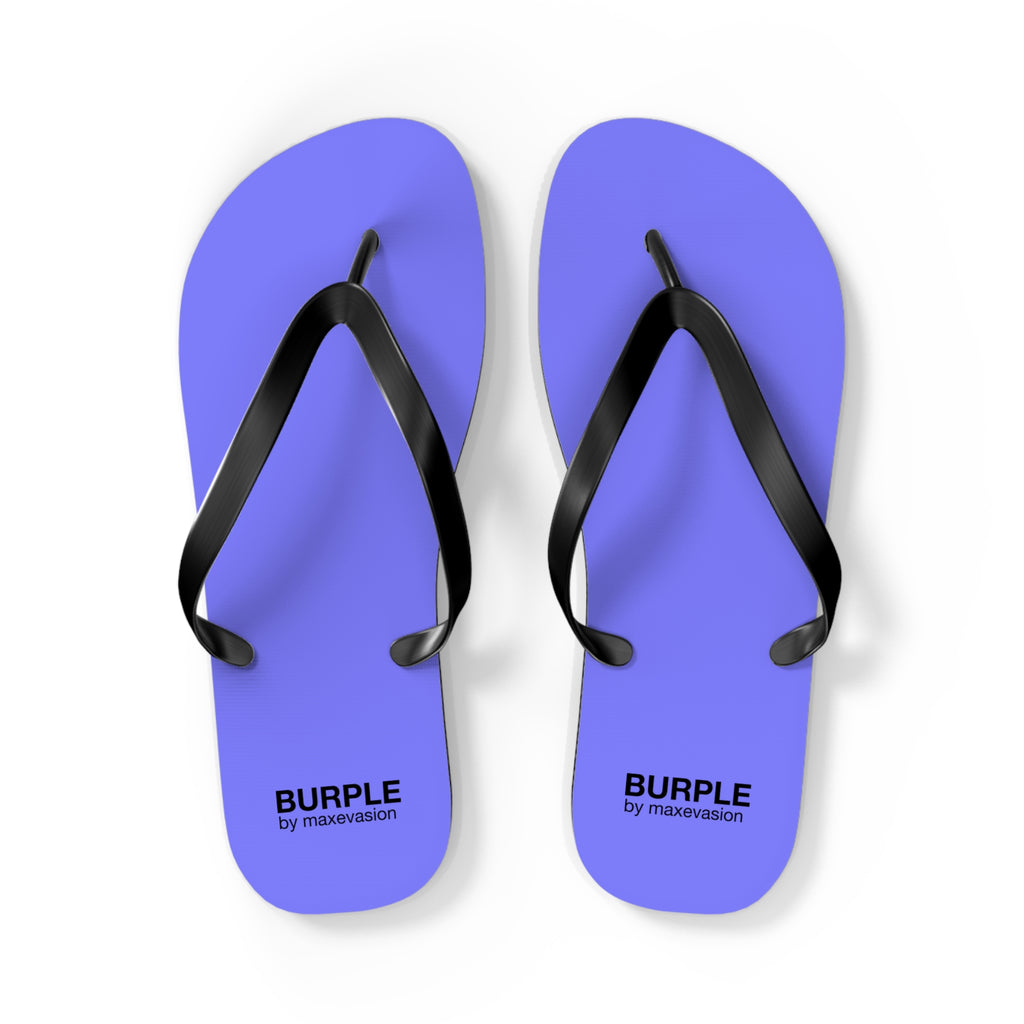 Burple Flip Flops
