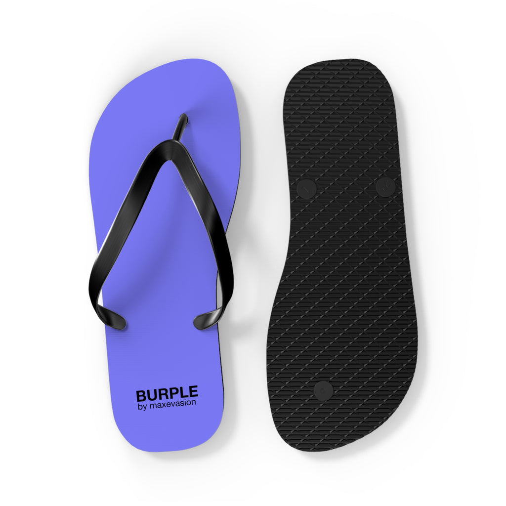 Burple Flip Flops